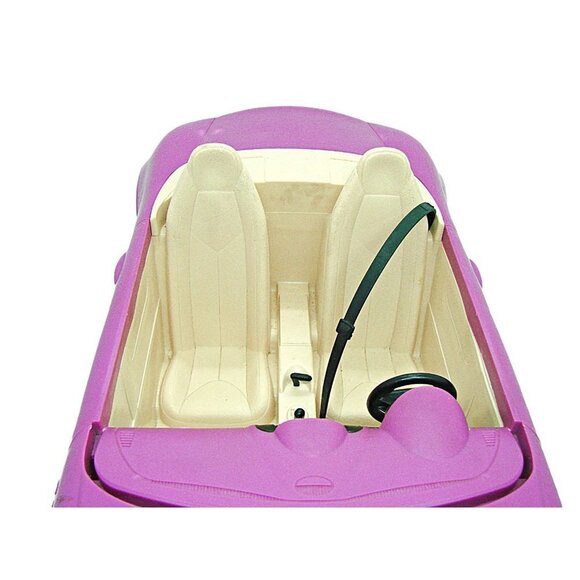 Mattel Large Barbie Convertible Just Married Car Purple Pink 2006 (K8665) 17x10 - Picture 4 of 12